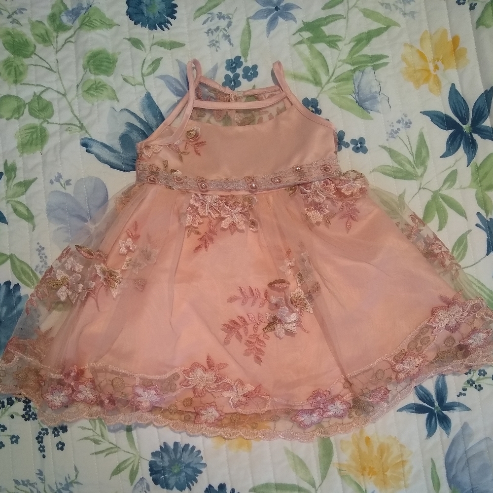 Special Occasion Embroidered Infant Girl Dress